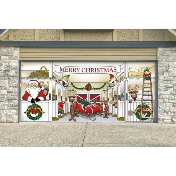 🎄 Christmas  Reusable Garage Door Decoration