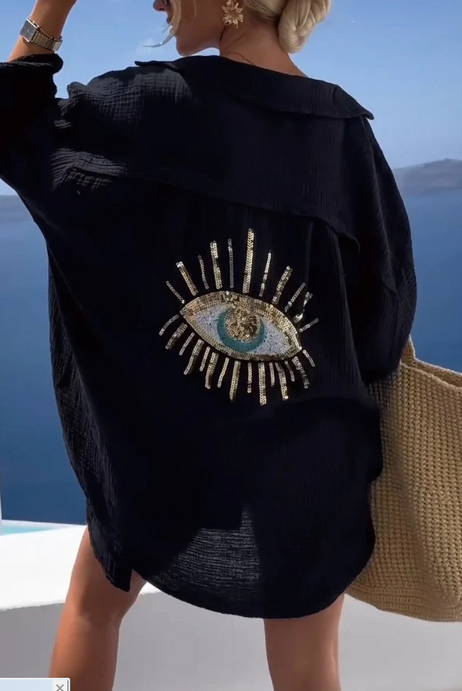 🎁New Casual Sequin Beaded Shirt