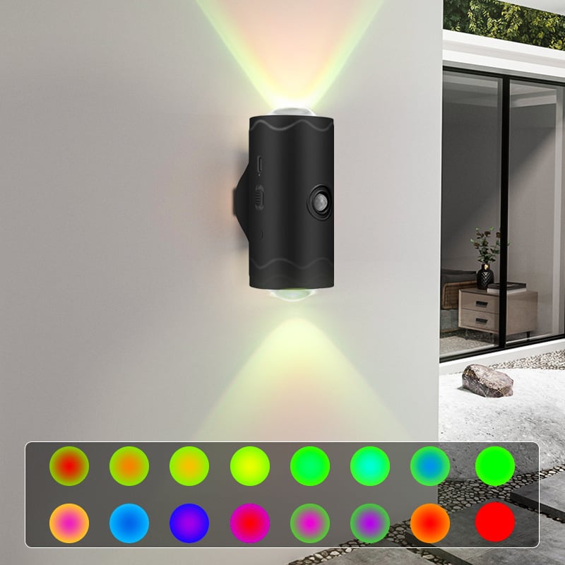 Smart LED Night Light with Motion Sensor, RGB Gradient Dimmable, USB Rechargeable, Magnetic, for Multiple Indoor Scenes
