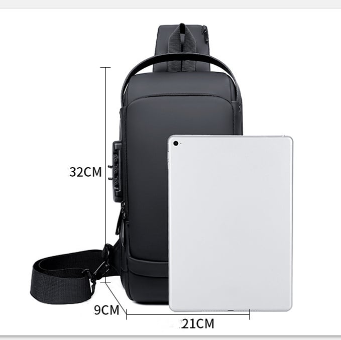 New Carbon Fiber Streamline Anti-Theft Sling Bag 🔥