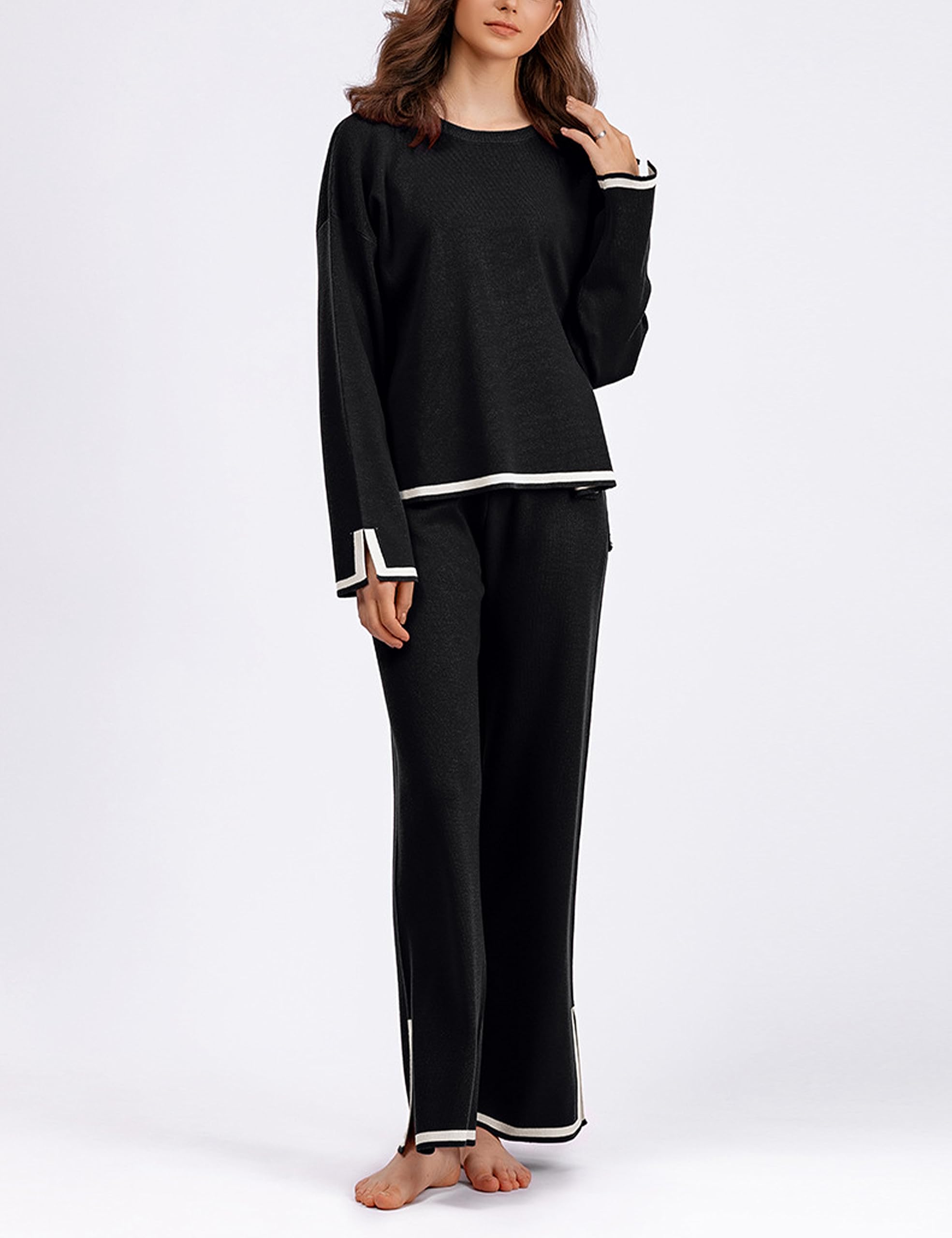 Classy Elastic Knit Lounge Set✨