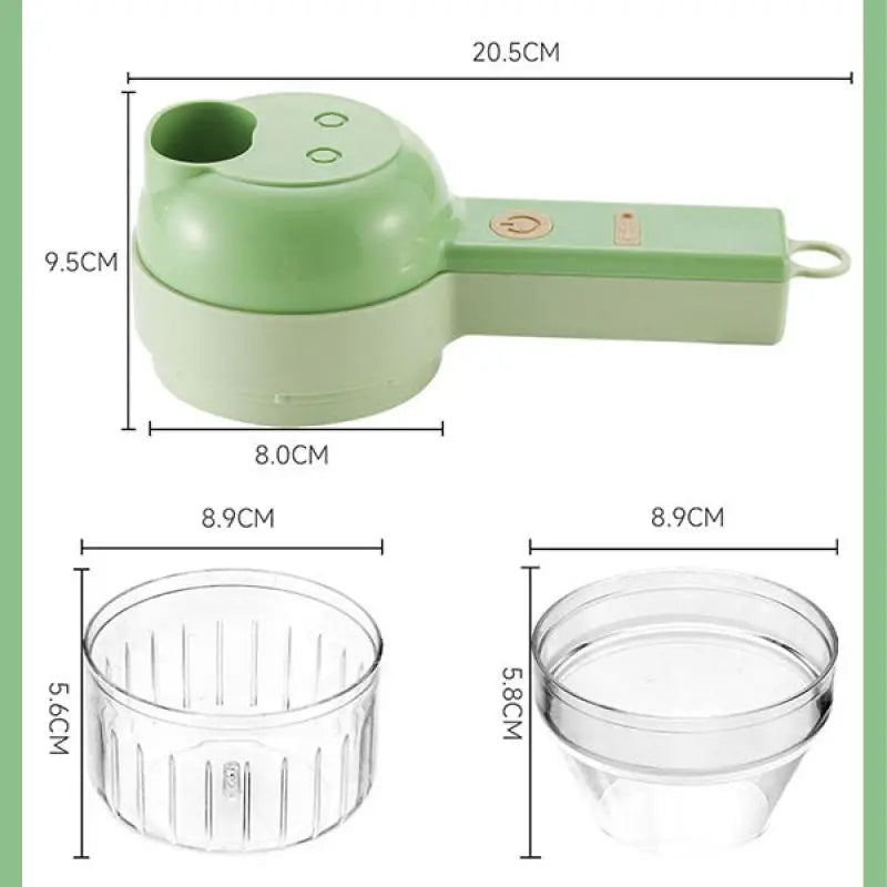 4 In 1 Handheld Electric Vegetable Cutter
