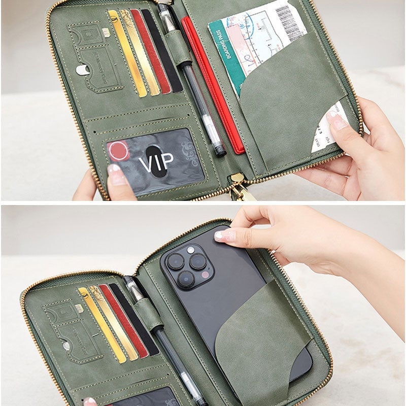 Multi-Functional RFID Passport Wallet