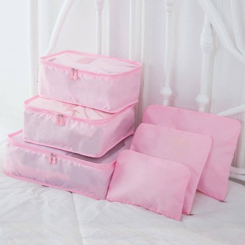 ✈6 pieces portable luggage packing cubes🧳