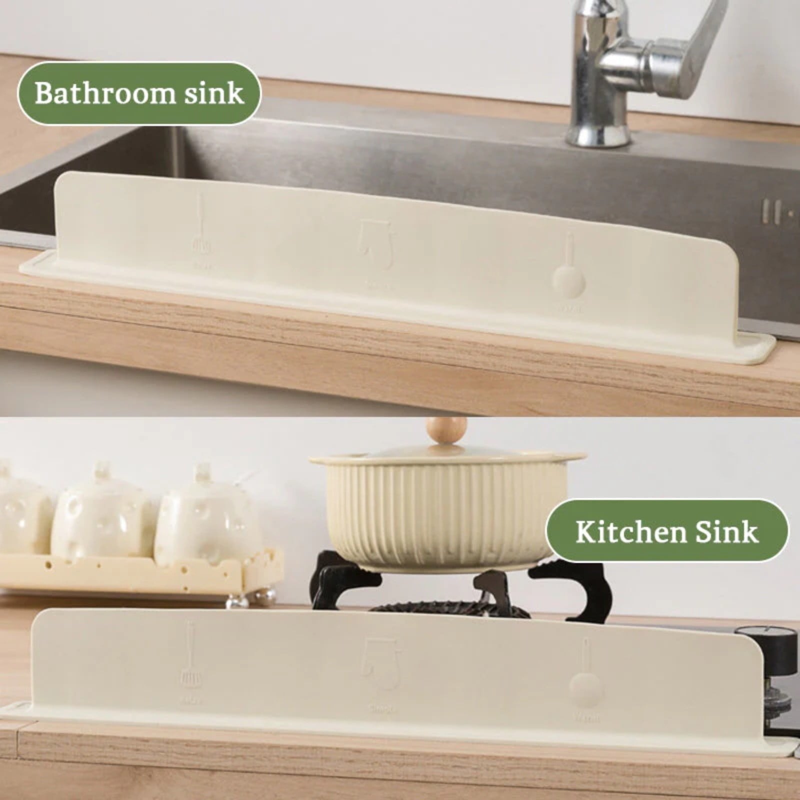 🏆Hot Sale⚡Kitchen Sink Splash Guard - Keep Your Counter Dry & Clean💧