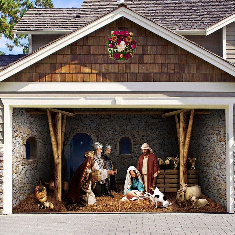 🎄 Christmas  Reusable Garage Door Decoration