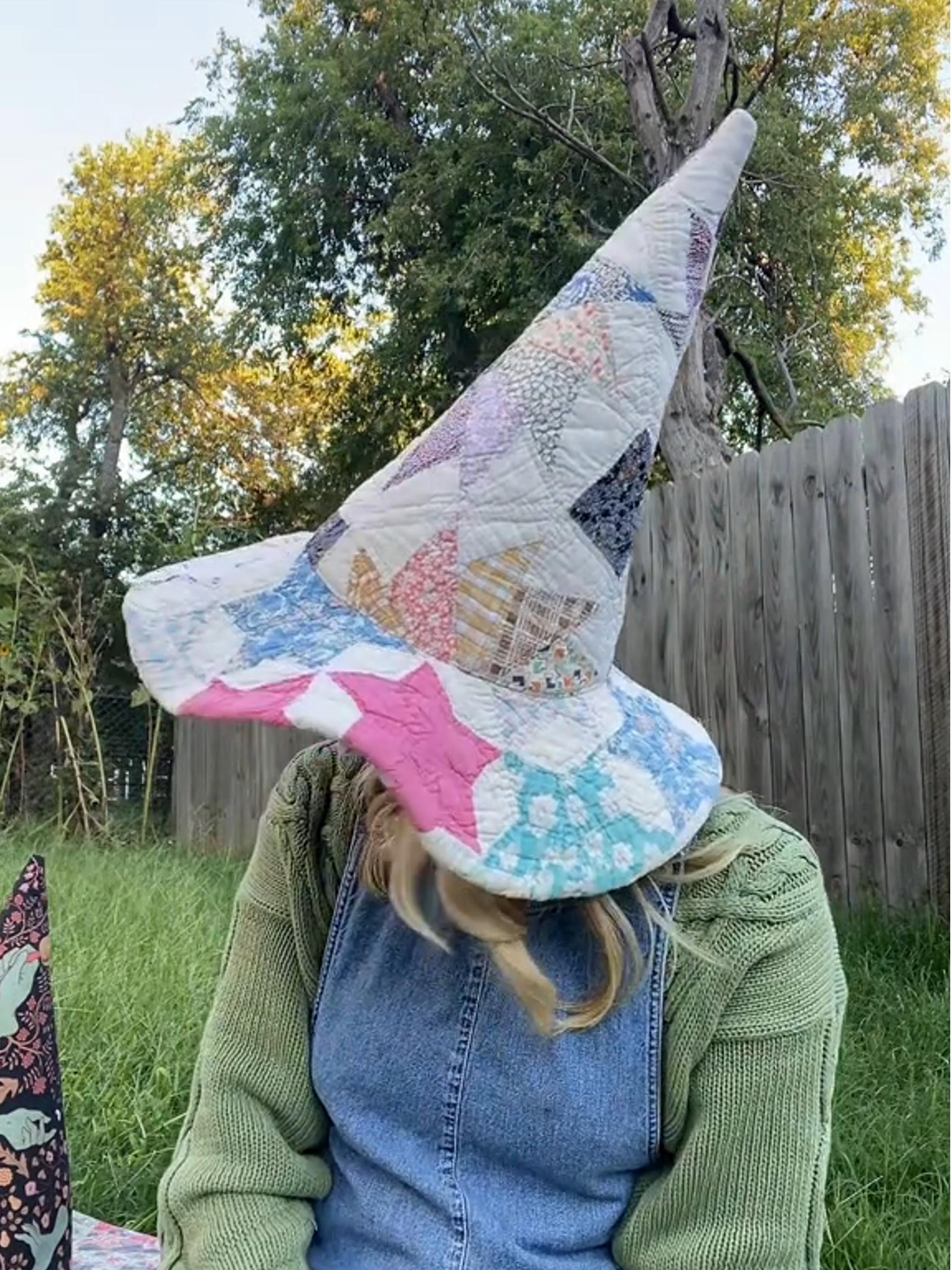 🔥The Quilted Witch Hat | Handcrafted Folk Art Hat