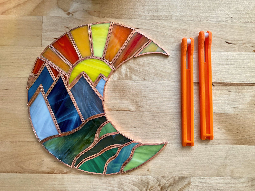 Hand foiler 7/32" for stained glass copper foiling tool