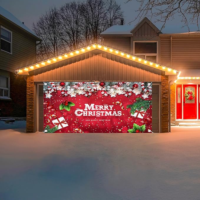 🎄 Christmas  Reusable Garage Door Decoration