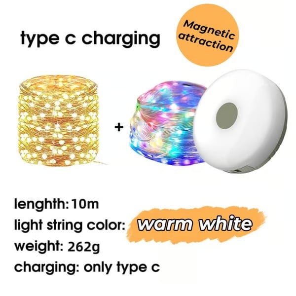 🔥Outdoor Waterproof Portable Stowable String Light