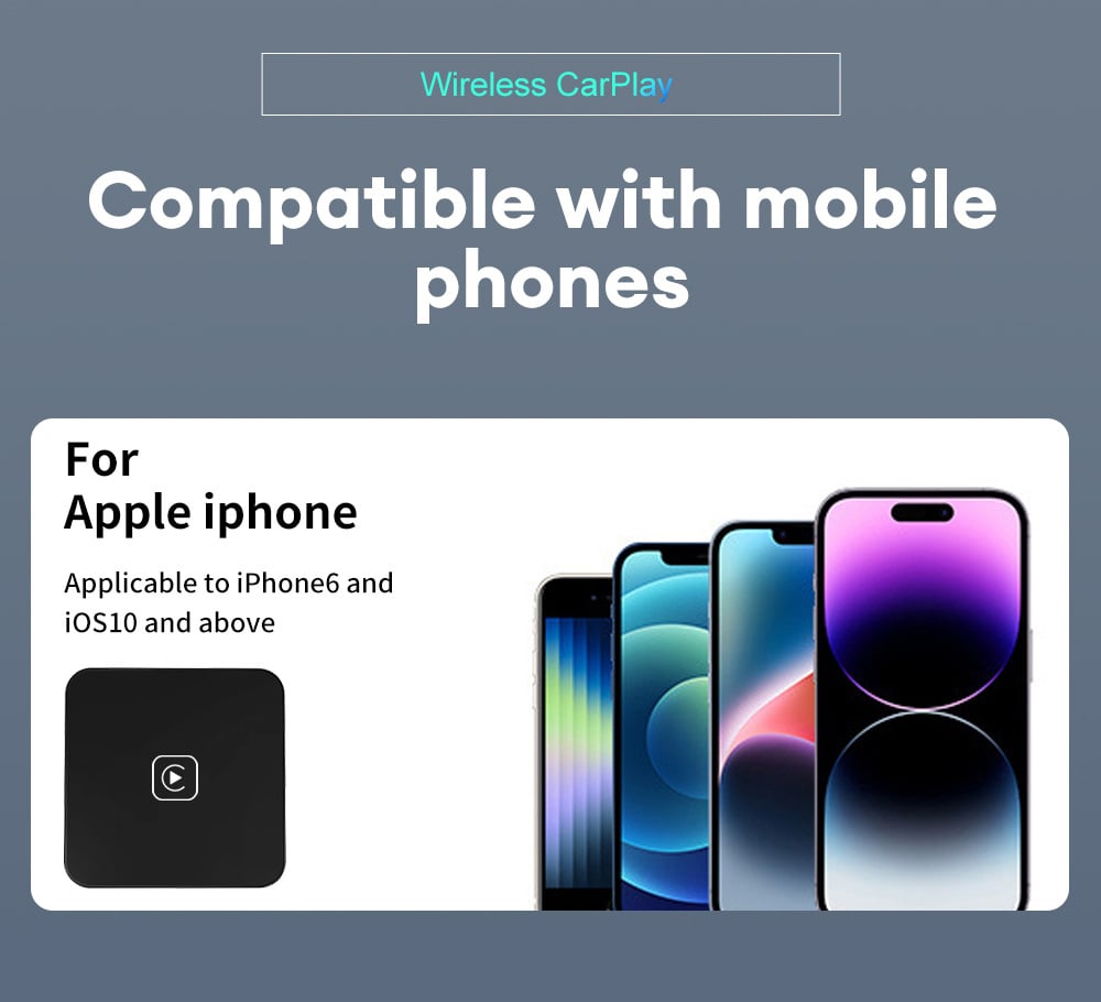 Wired to wireless Carplay wireless transmission adapter