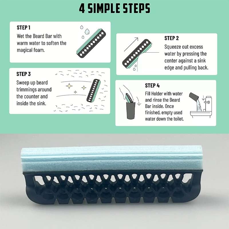 Beard Trimmings Cleaning Bar