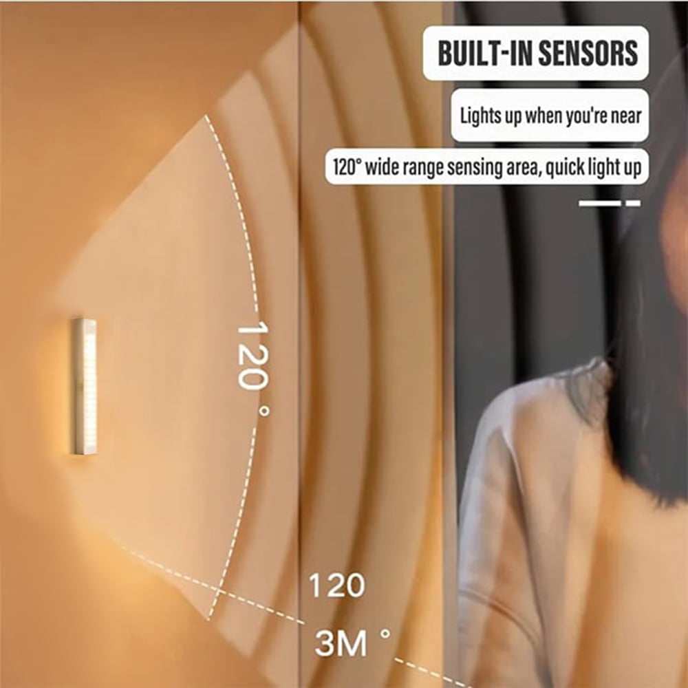 🔥💡 Punch-free Smart Sensor Magnetic Rechargeable LED Lights