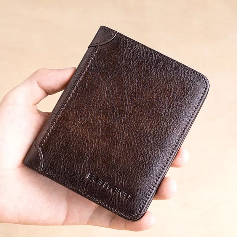 💰Multi-functional RFID Blocking Waterproof Durable Genuine Leather Wallet🎁