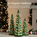 Hand-Painted Ceramic Pre-Lit Christmas Tree with LED Lights🎄