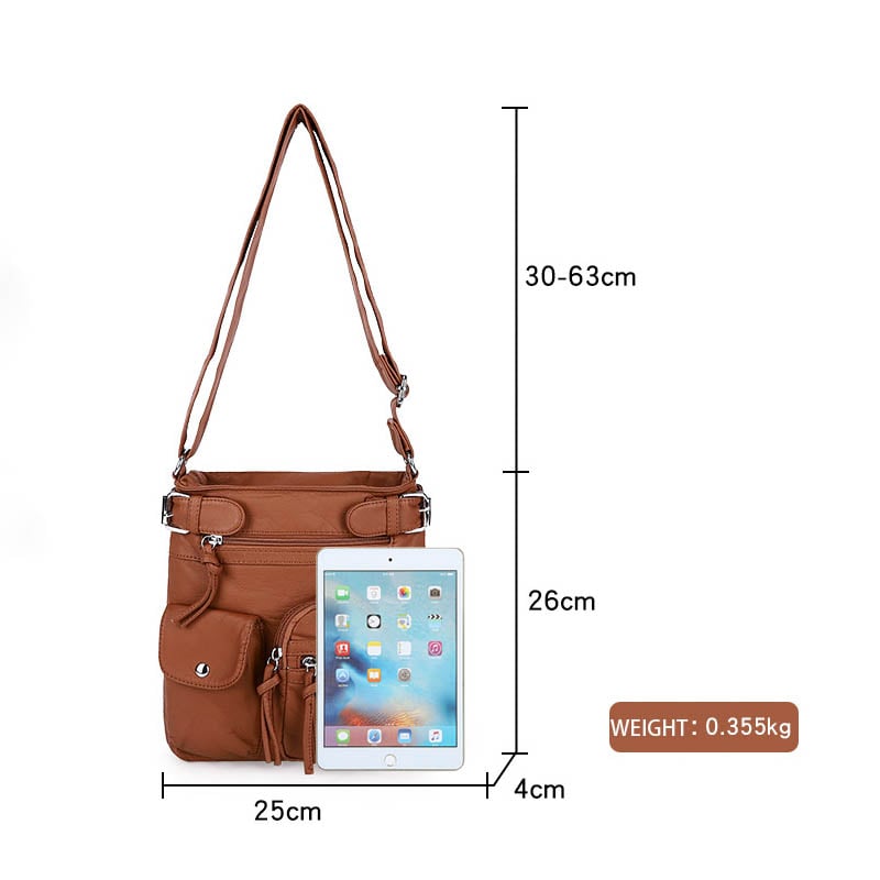 💥Multi-Pocket Crossbody Bag Soft Shoulder Purse Bag