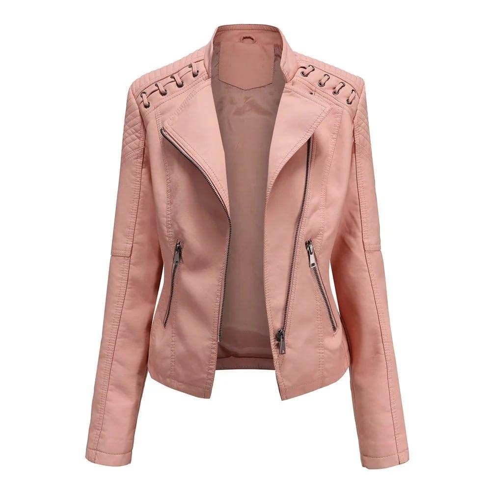 (🔥HOT SALE🔥) - Washed Leather Jacket