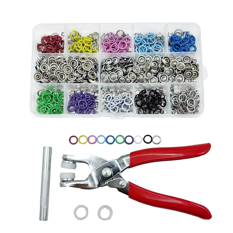 Metal Snaps Buttons Kit