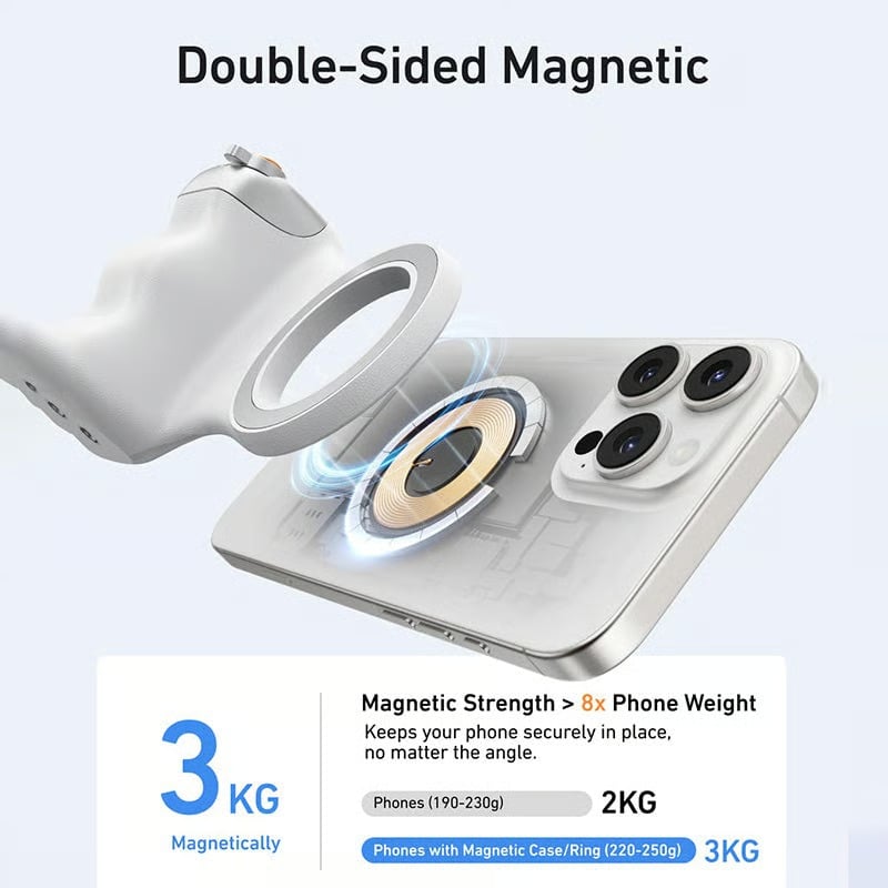 Magnetic 3-in-1 Selfie & Beauty Light