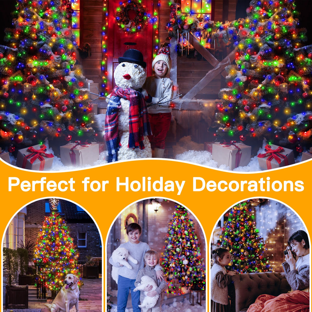 🎄Holiday Pre-Sale🔥Waterproof Christmas Tree Waterfall Lights with Ring