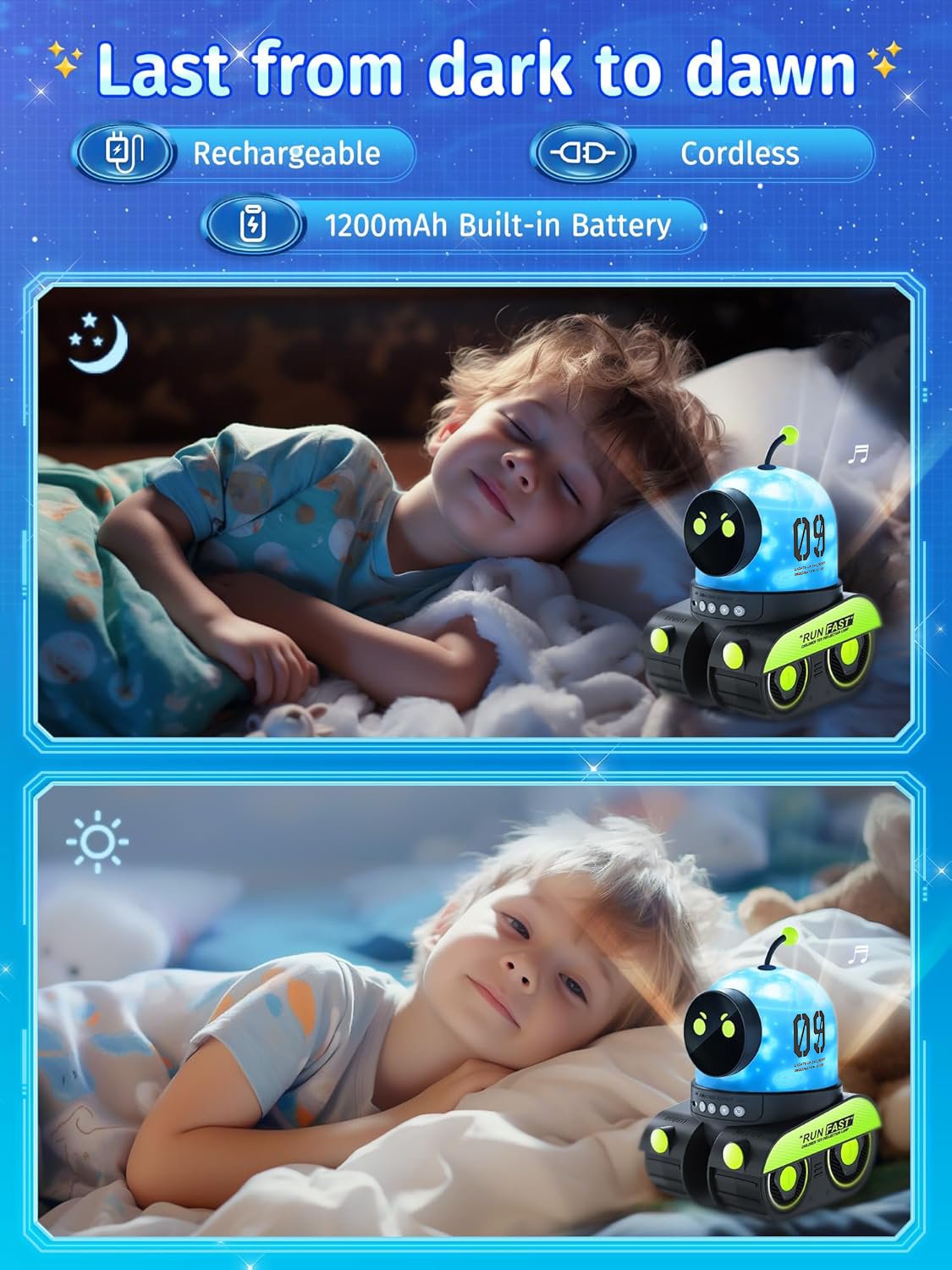 ✨ Kids Cartoon Projector Lamp ✨