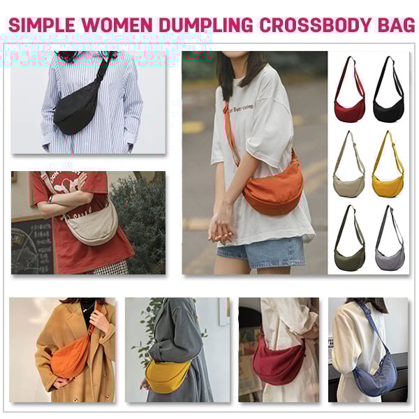 🌈48% OFF💐Simple Women Dumpling Crossbody Bag✨