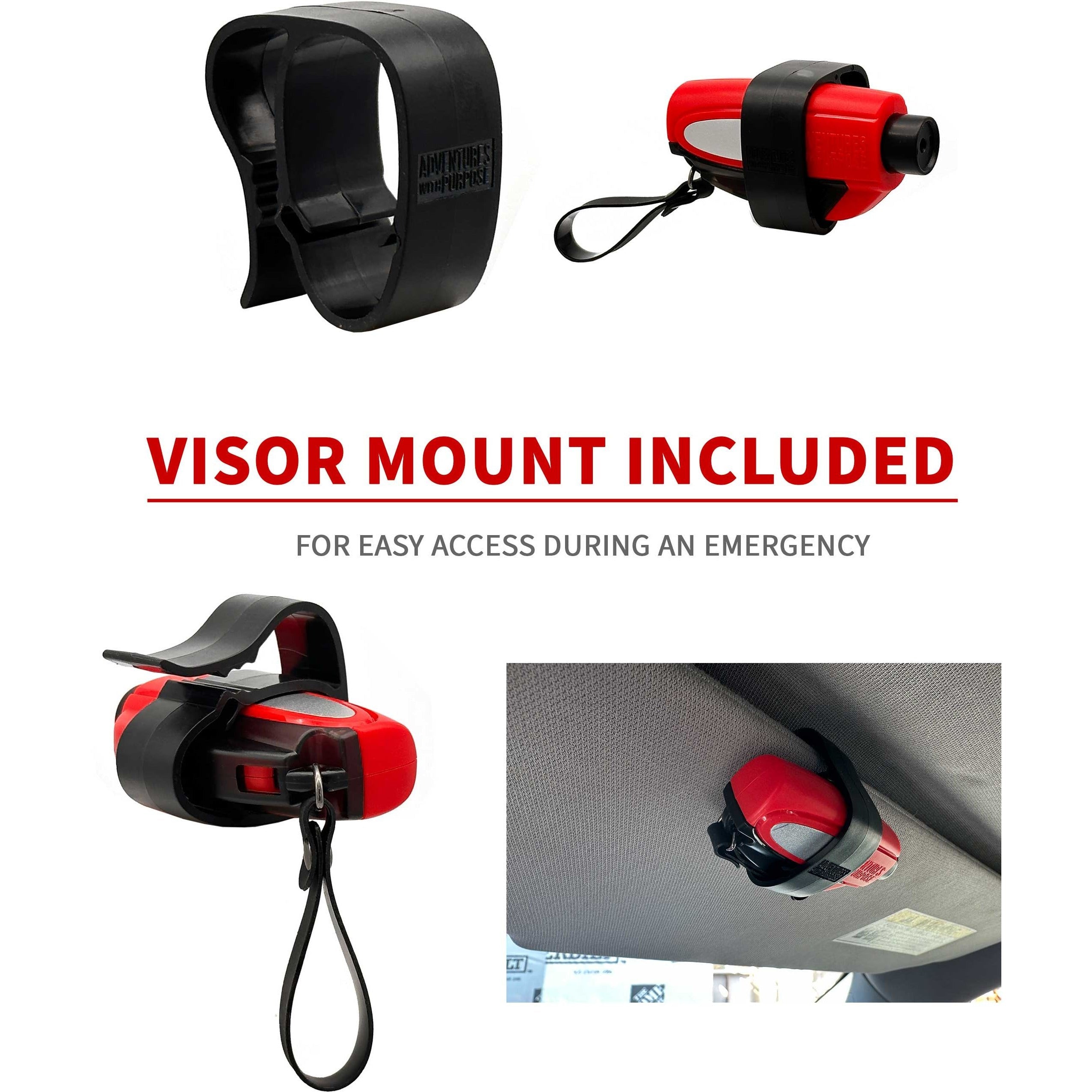 🔥2-in-1 Emergency Window Breaker & Seatbelt Cutter