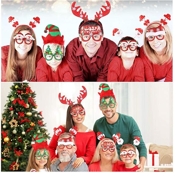 🏆2025 Christmas Hot Sale⚡Festive Christmas Glasses – Party Eyewear for All Ages