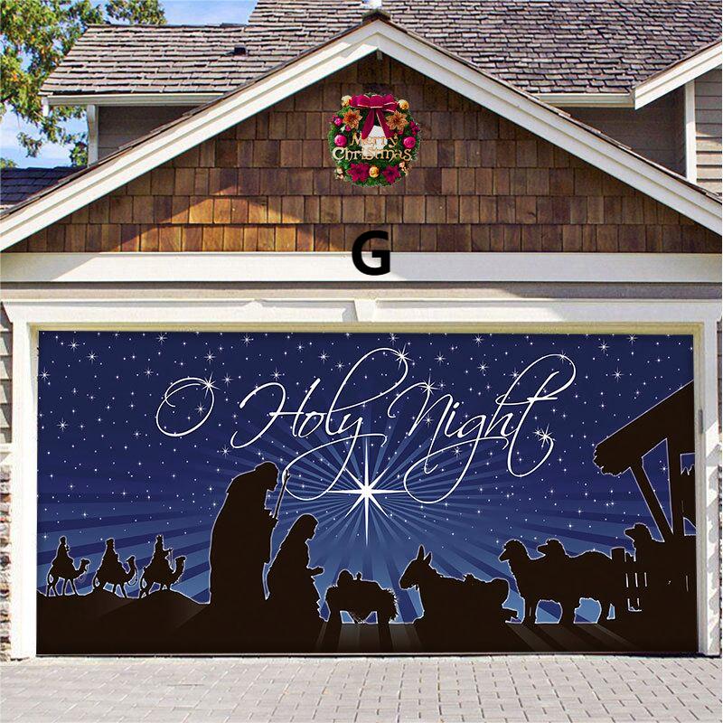 🎄 Christmas  Reusable Garage Door Decoration