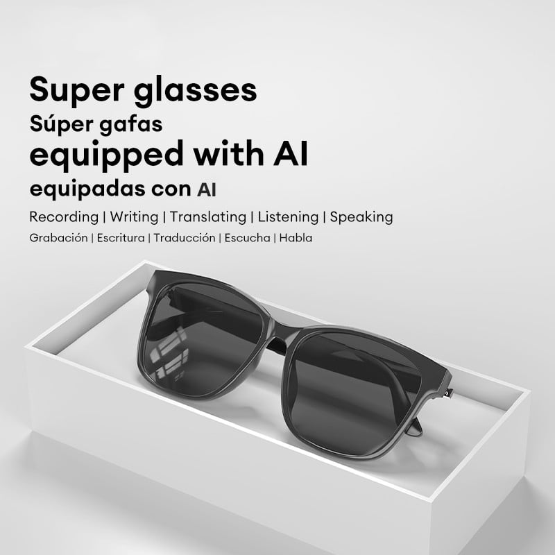 AI Wireless Bluetooth Translation Glasses