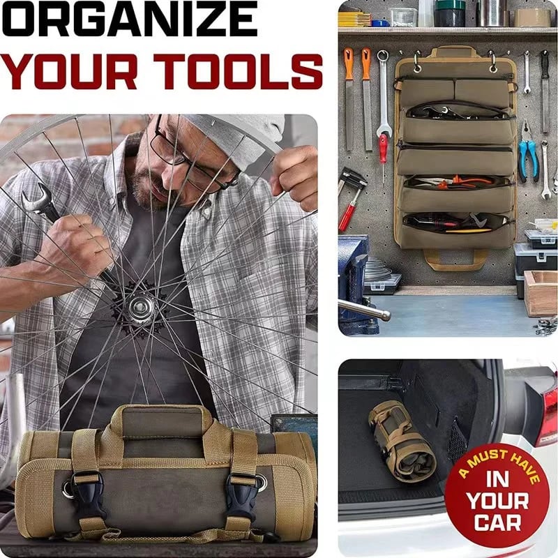 🔥 Tool Roll Bag Organizers